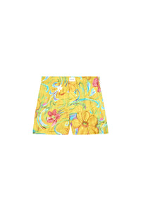 Floral Pyjama lemon Short - Lemon