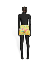 Floral Pyjama lemon Short - Lemon
