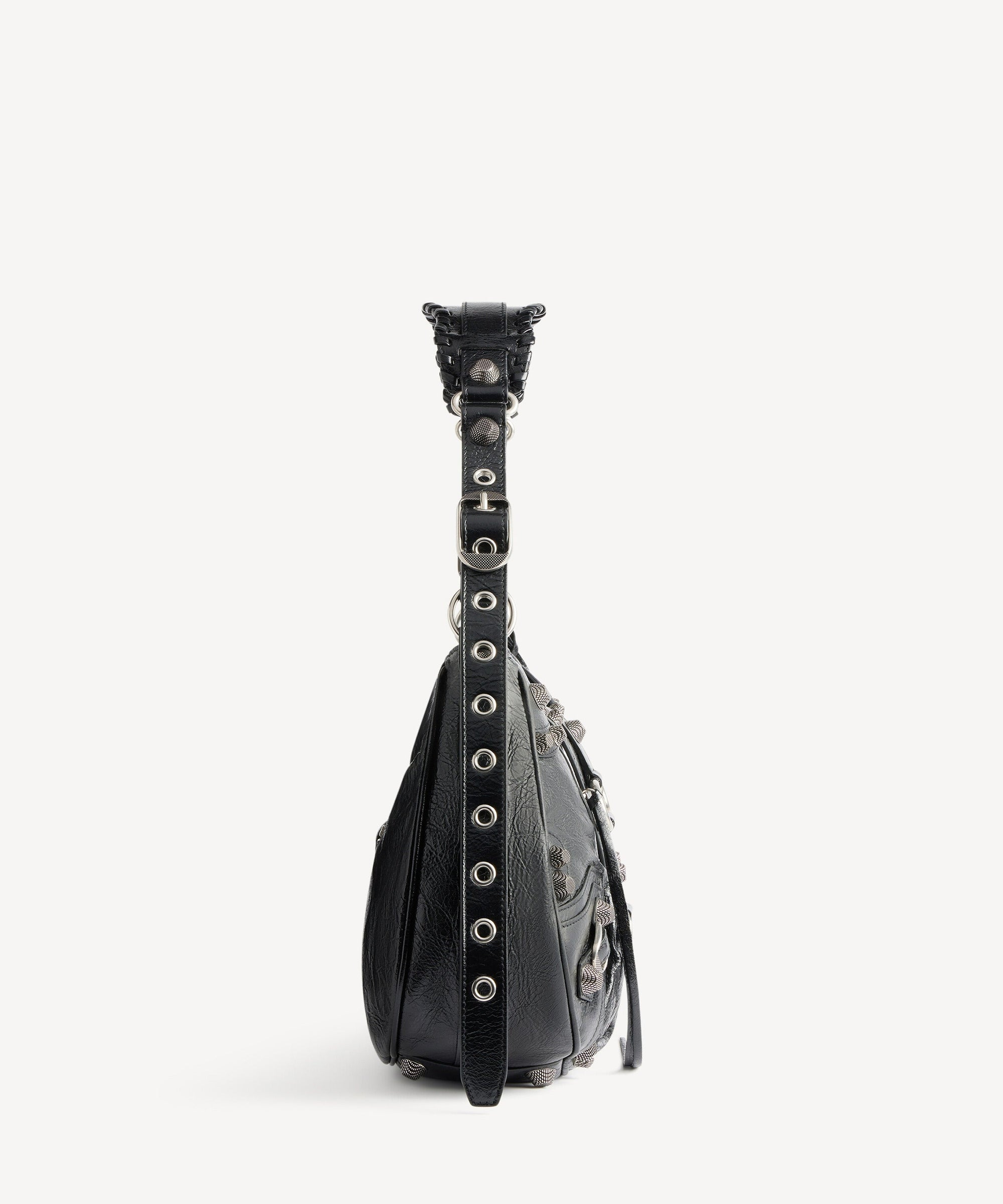 Le Cagole Medium Shoulder Bag - Black