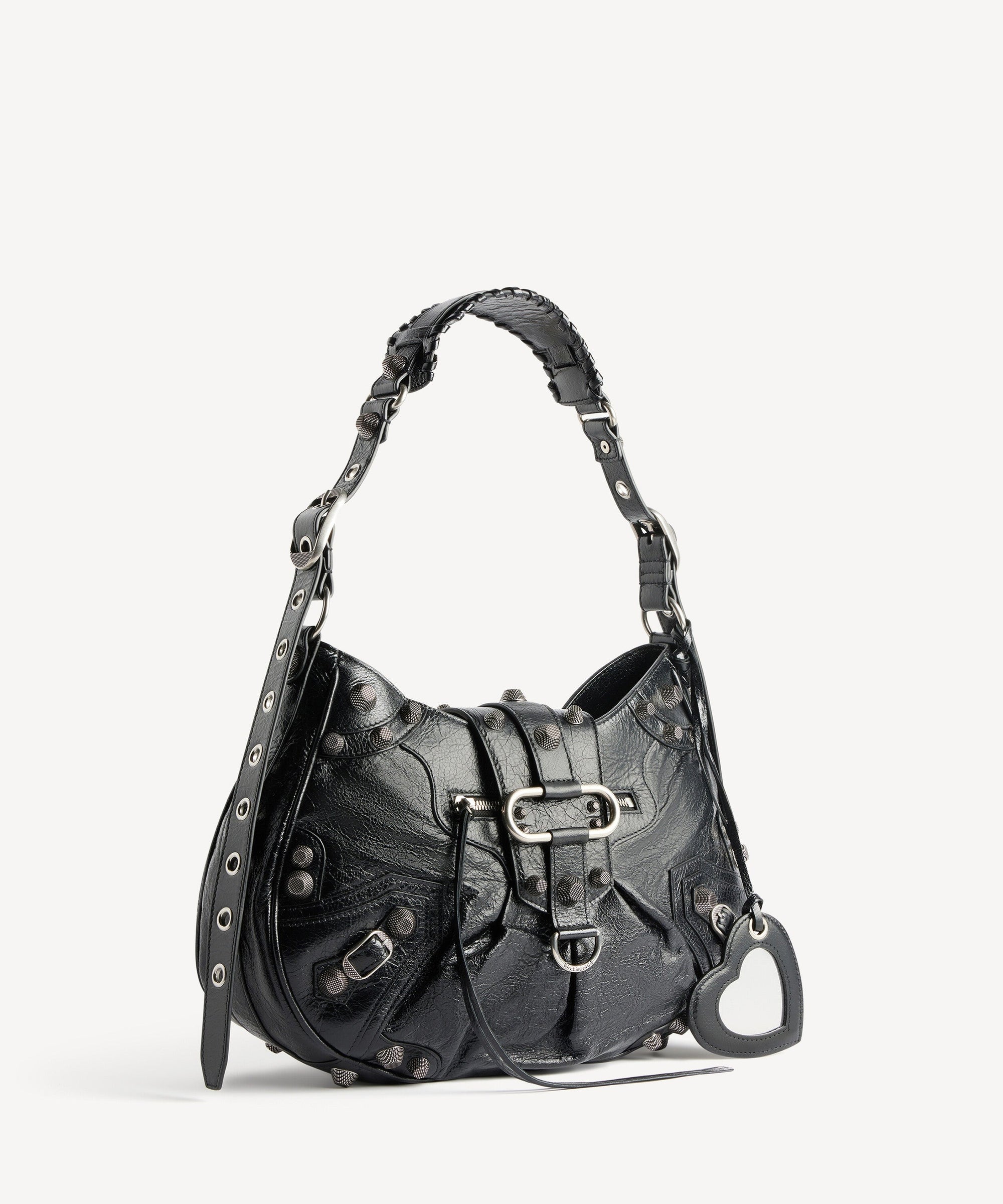 Le Cagole Medium Shoulder Bag - Black
