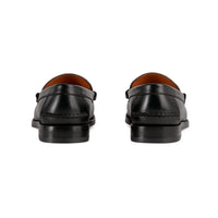 Black & beige Moccasins - Black & Beige