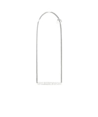 Typo Turn Necklace - Antique Silver