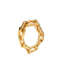 B Chain Ring - Shiny Gold