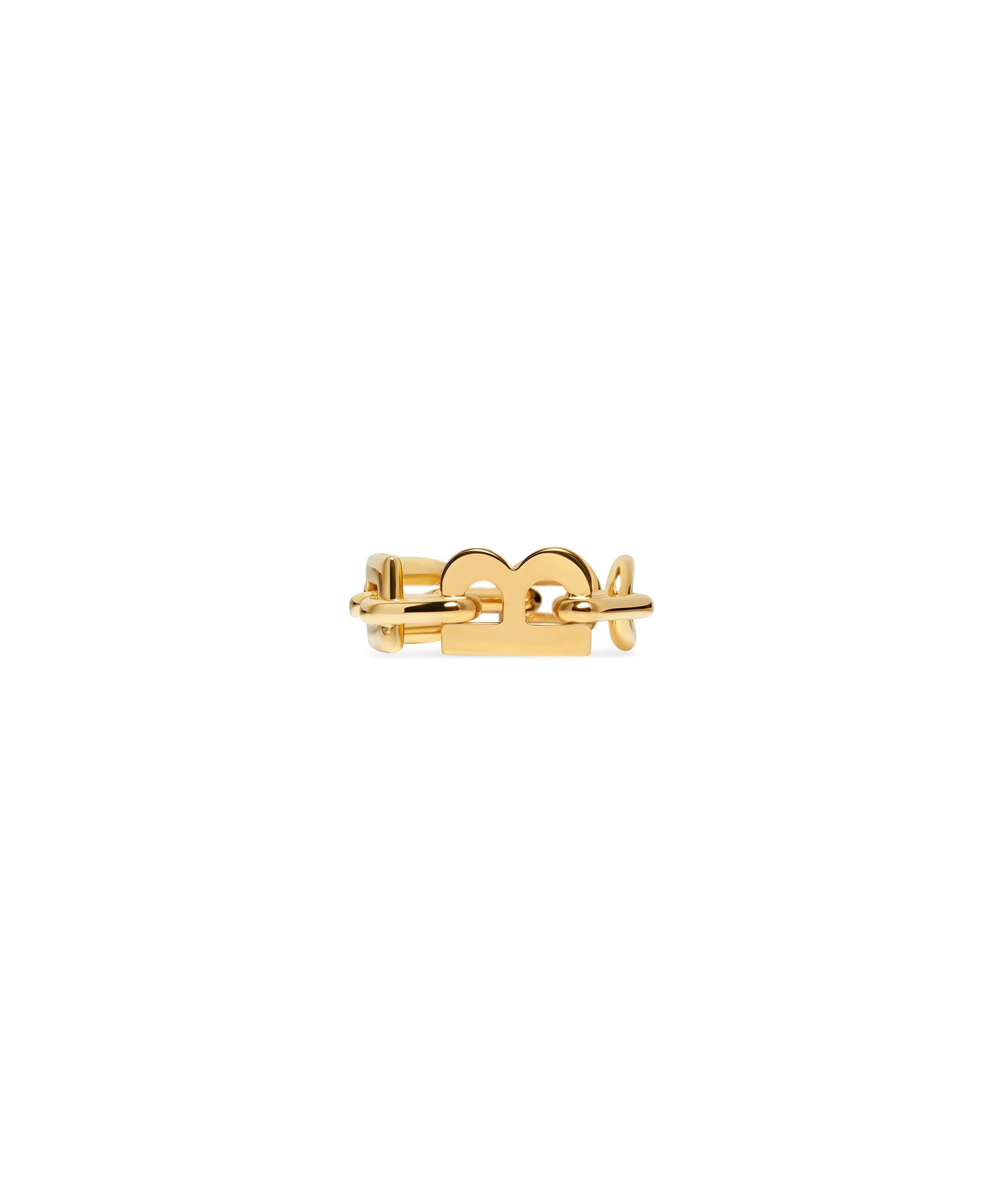 B Chain Ring - Shiny Gold