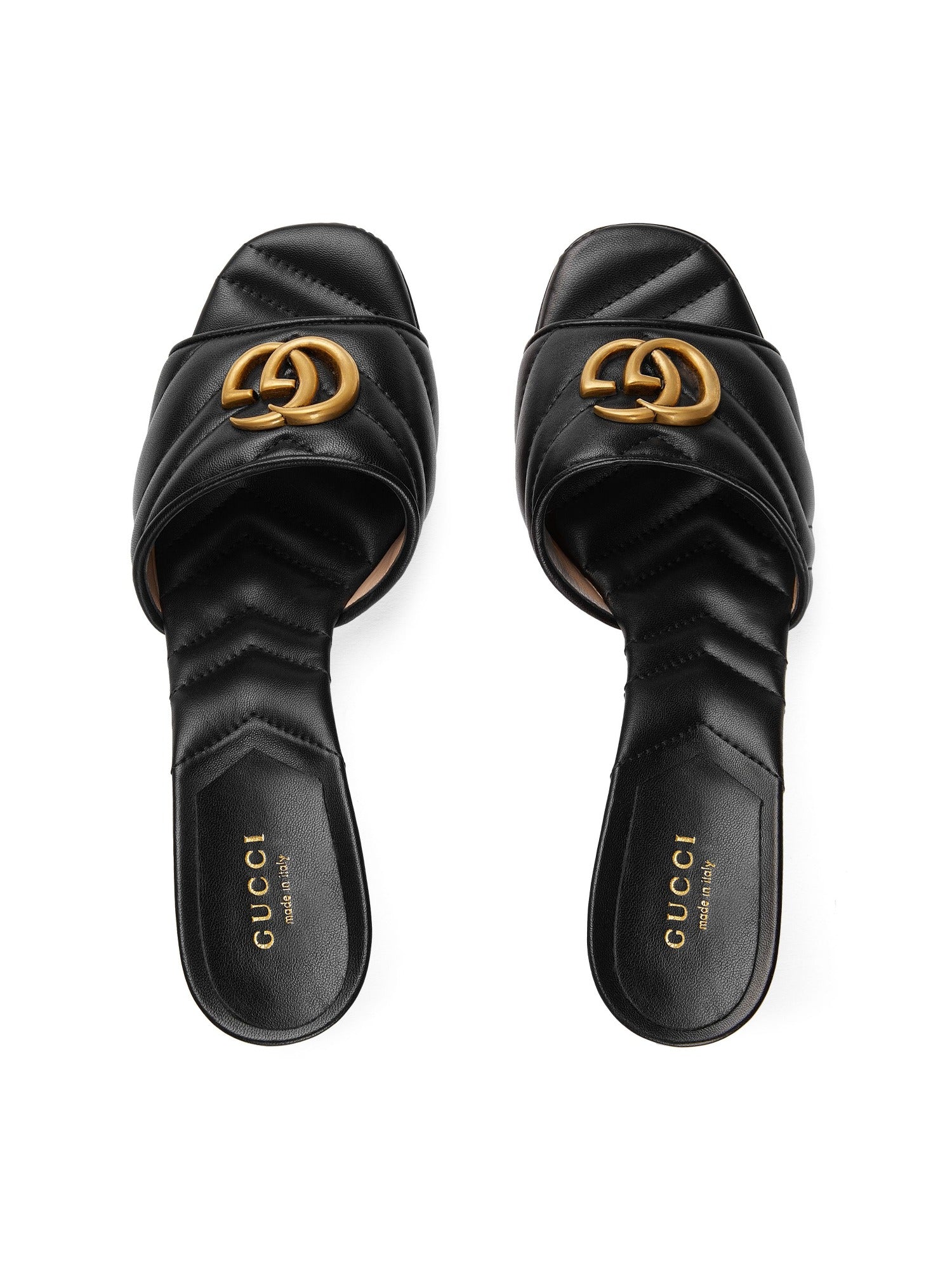 Marmont black 75mm Mules - Black