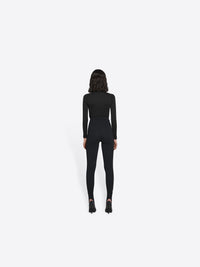 Sporty B Leg Socks black Leggings - Black