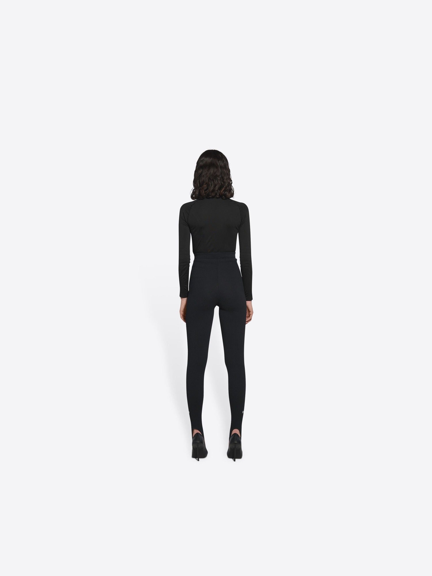 Sporty B Leg Socks black Leggings - Black