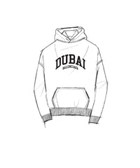 Cities Dubai Hoodie Oversized - Black