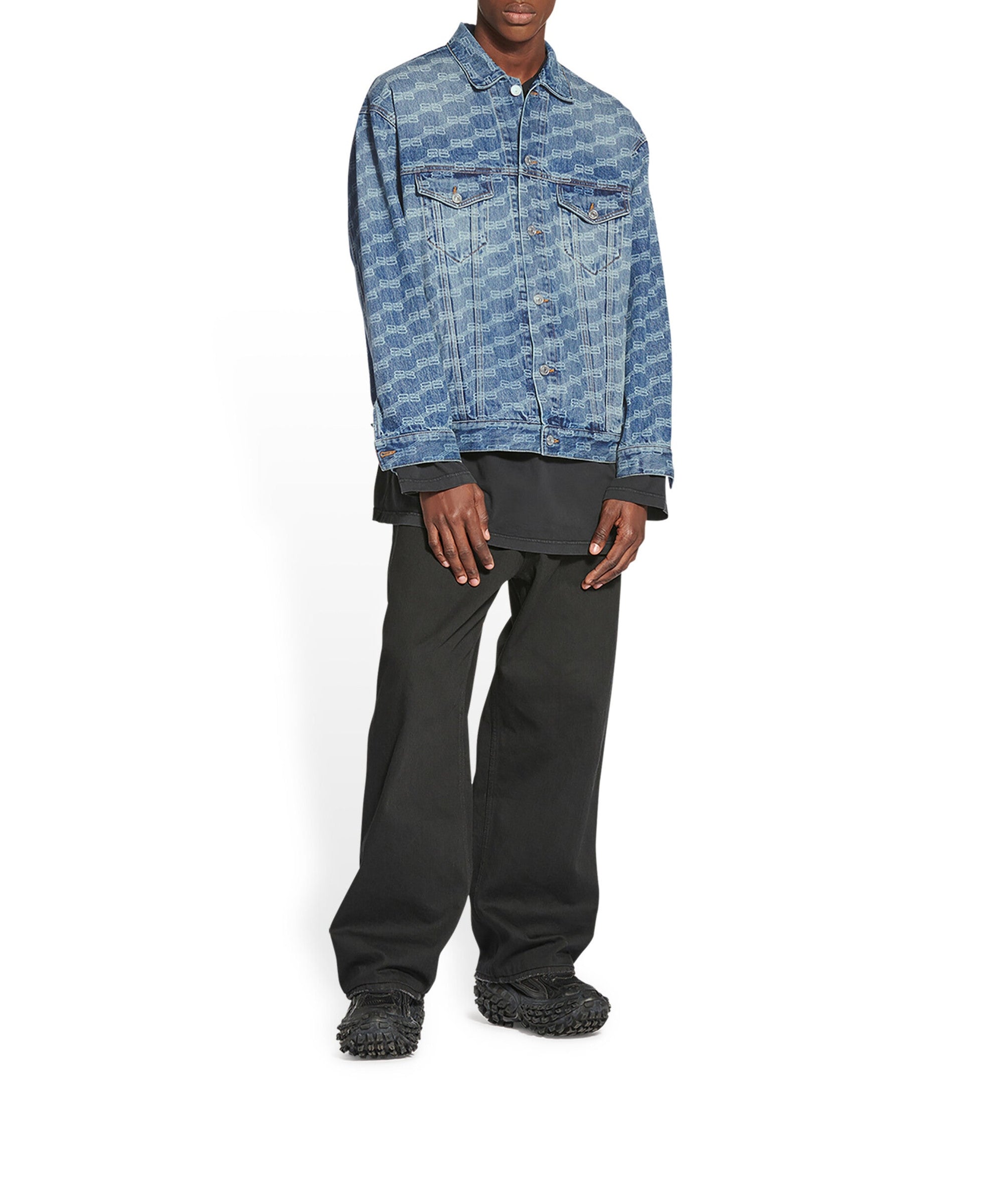 BB Monogram Jacket - Blue