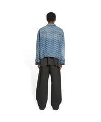 BB Monogram Jacket - Blue Authentic Ring