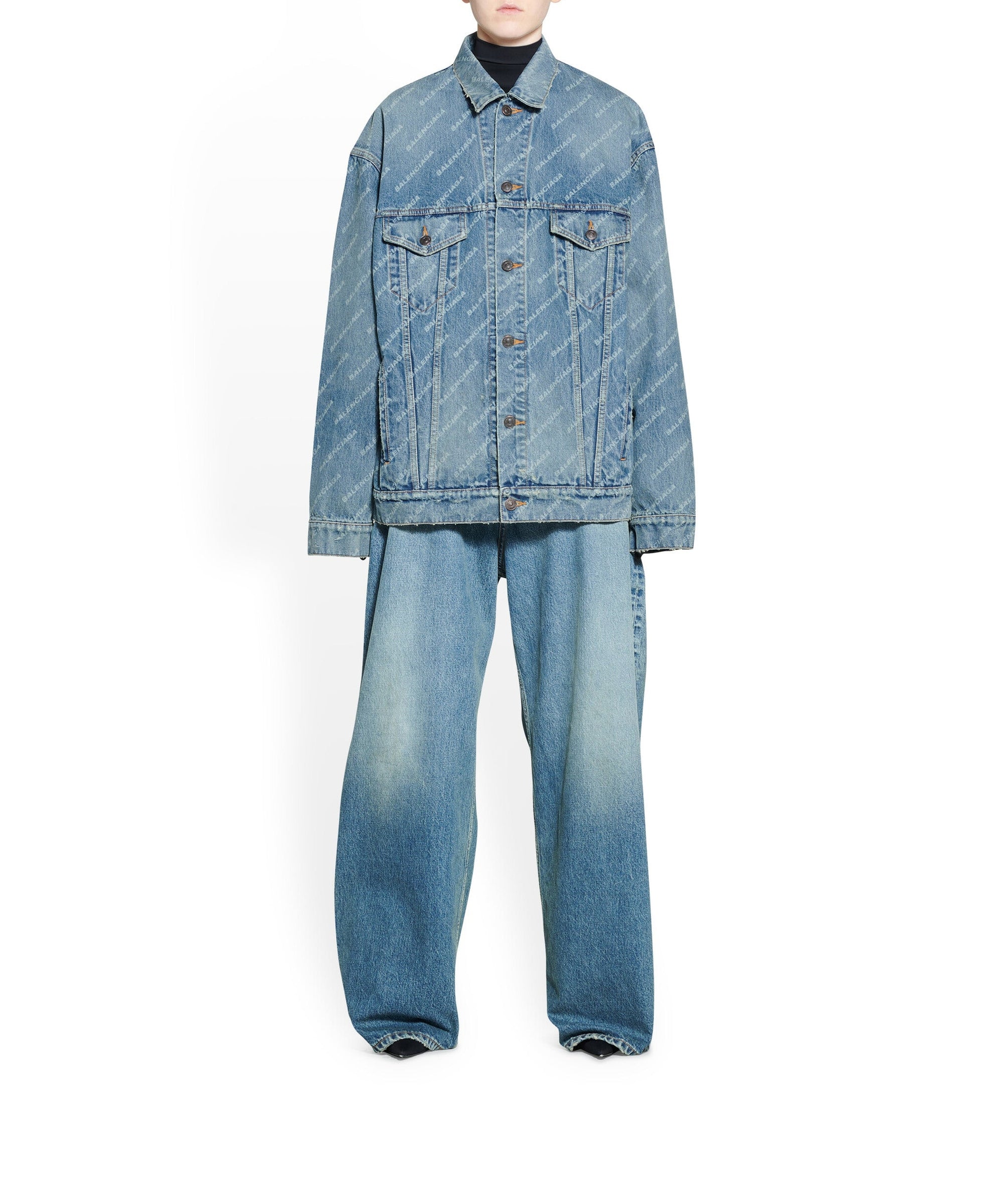 Racing All Over Logo Jacket - True Blue