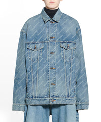 Racing All Over Logo Jacket - True Blue