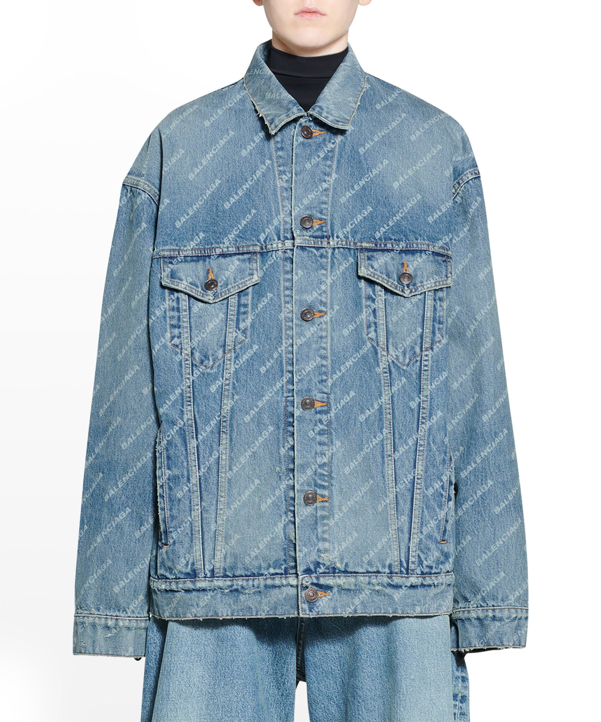 Racing All Over Logo Jacket - True Blue