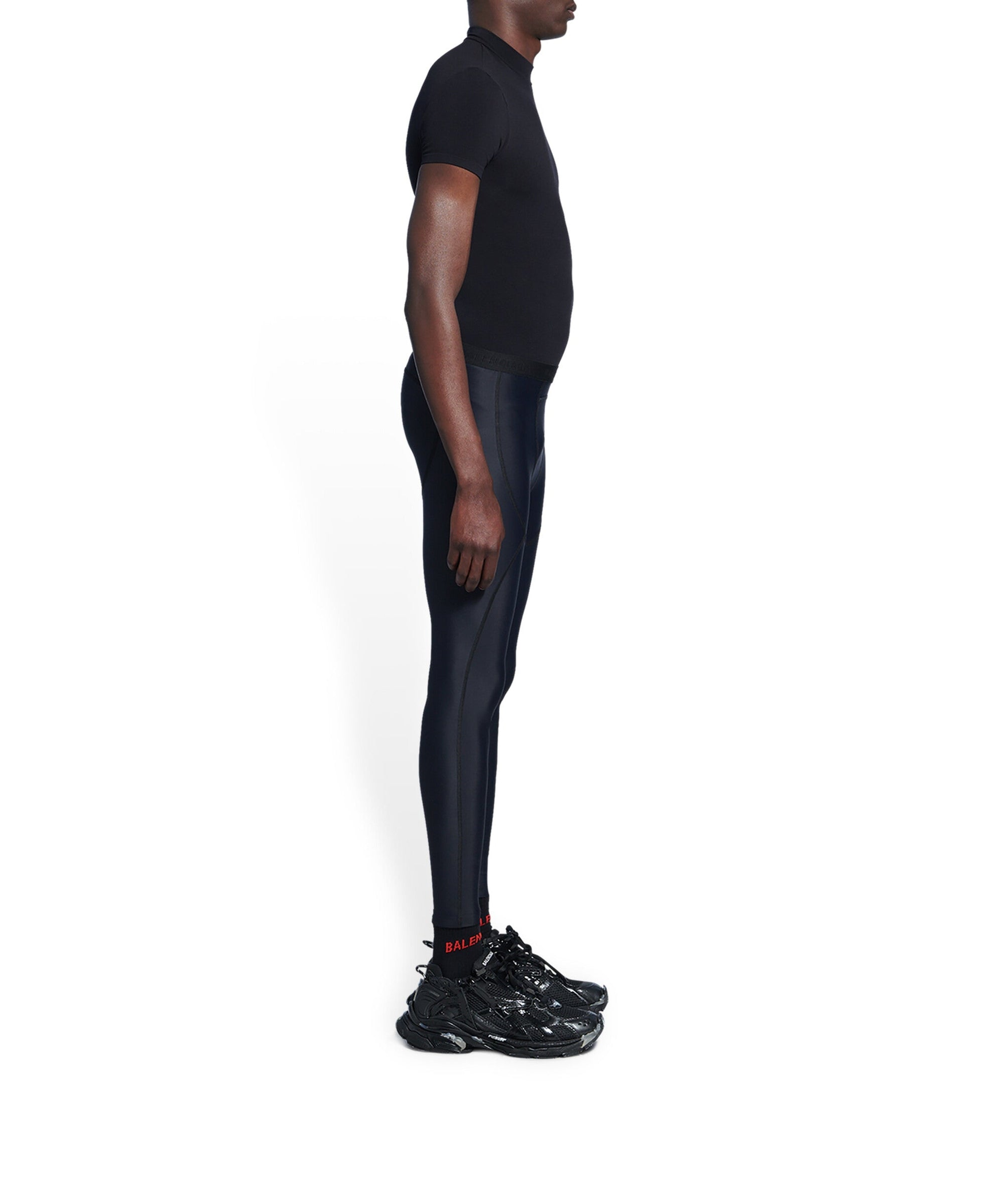 Sporty B Leggings - Black