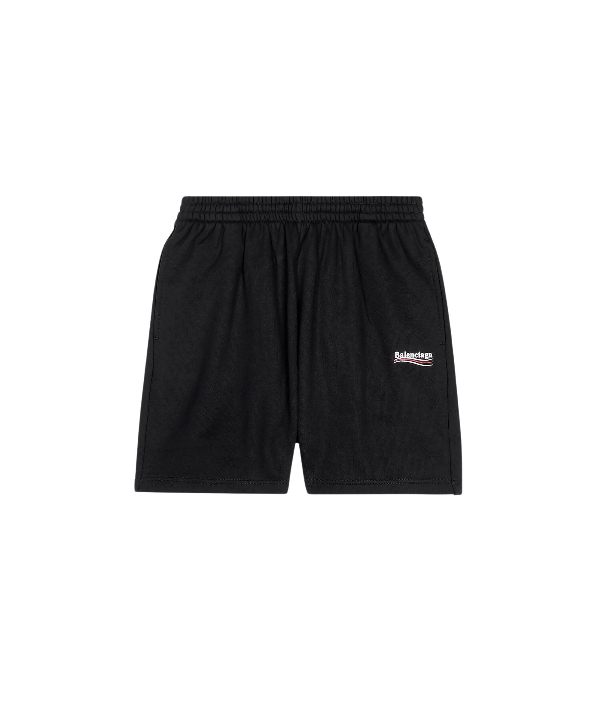 Political Campaign Sweat Shorts - Black & White