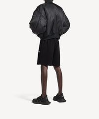 Political Campaign Sweat Shorts - Black & White
