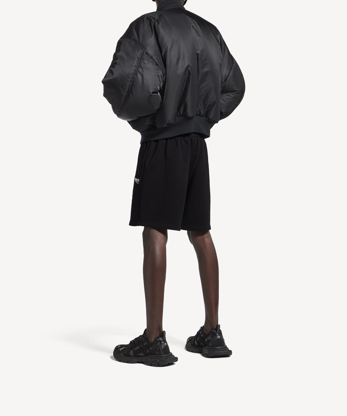 Political Campaign Sweat Shorts - Black & White