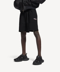 Political Campaign Sweat Shorts - Black & White