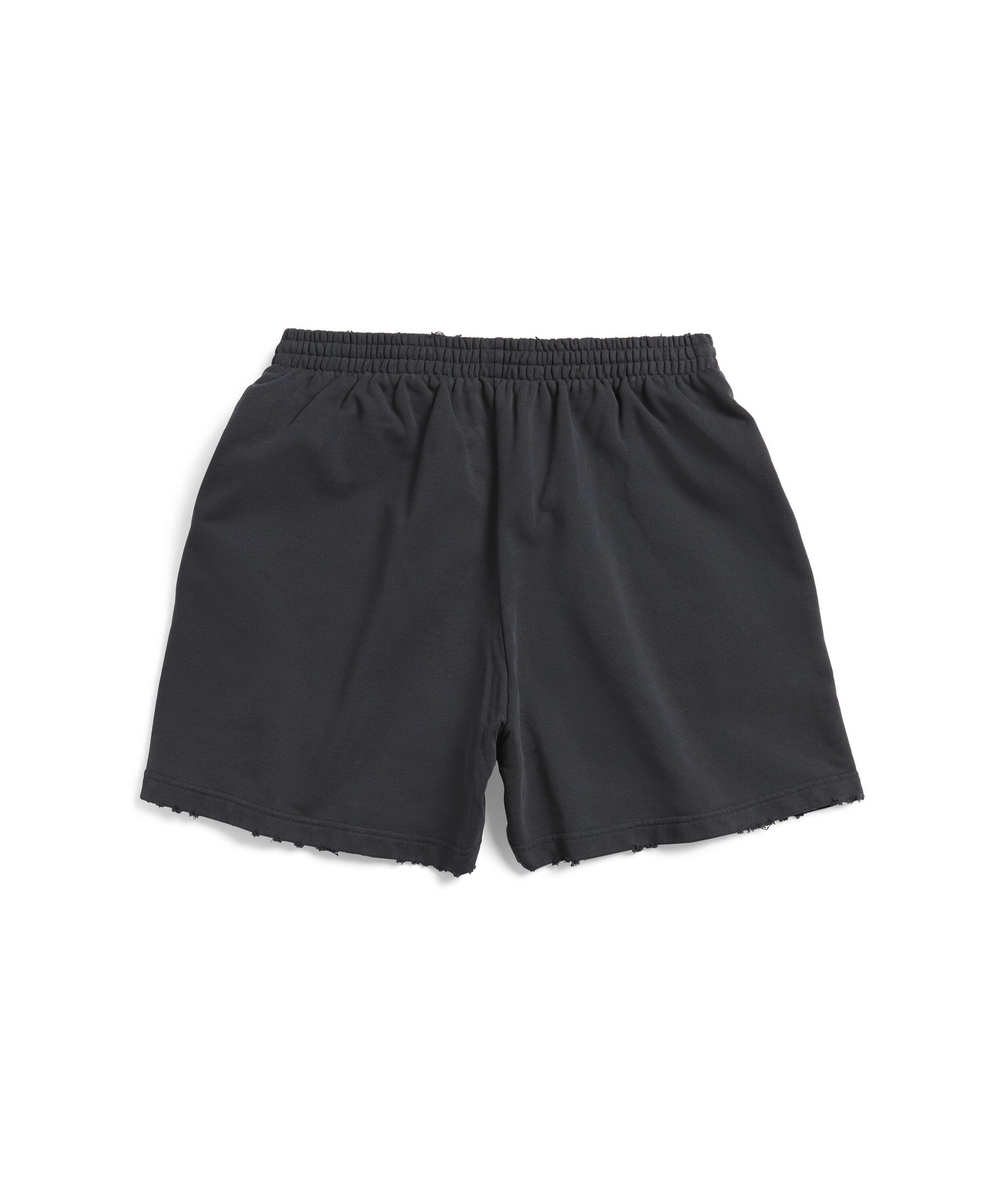 Political Campaign Sweat Shorts - Washed Black & White