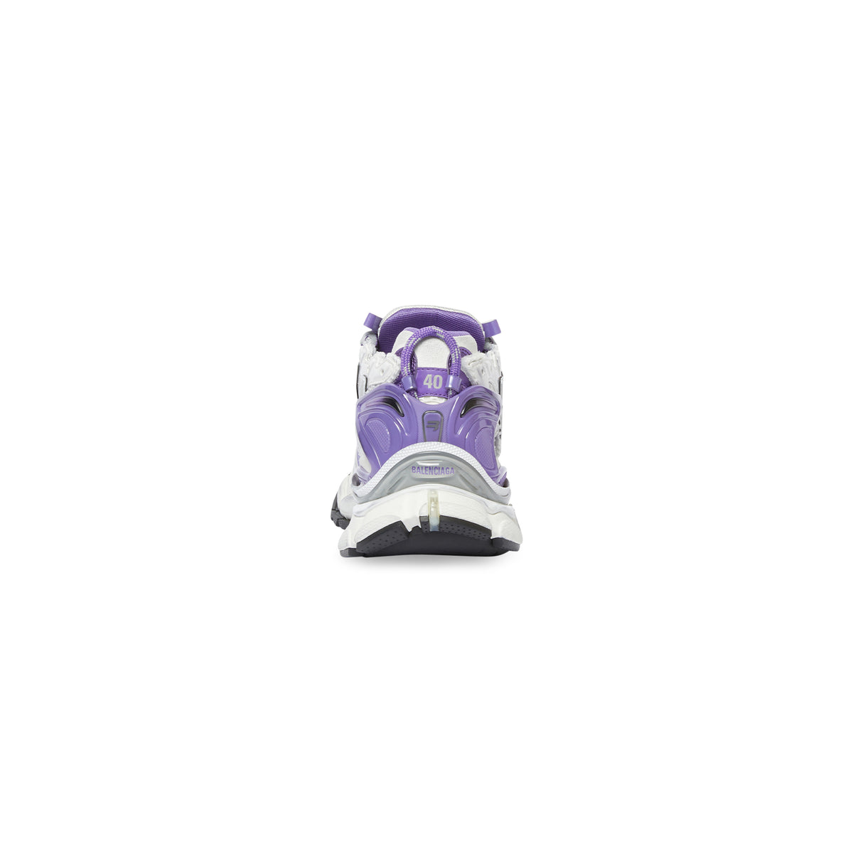 Runner Sneakers - Purple & Grey & White