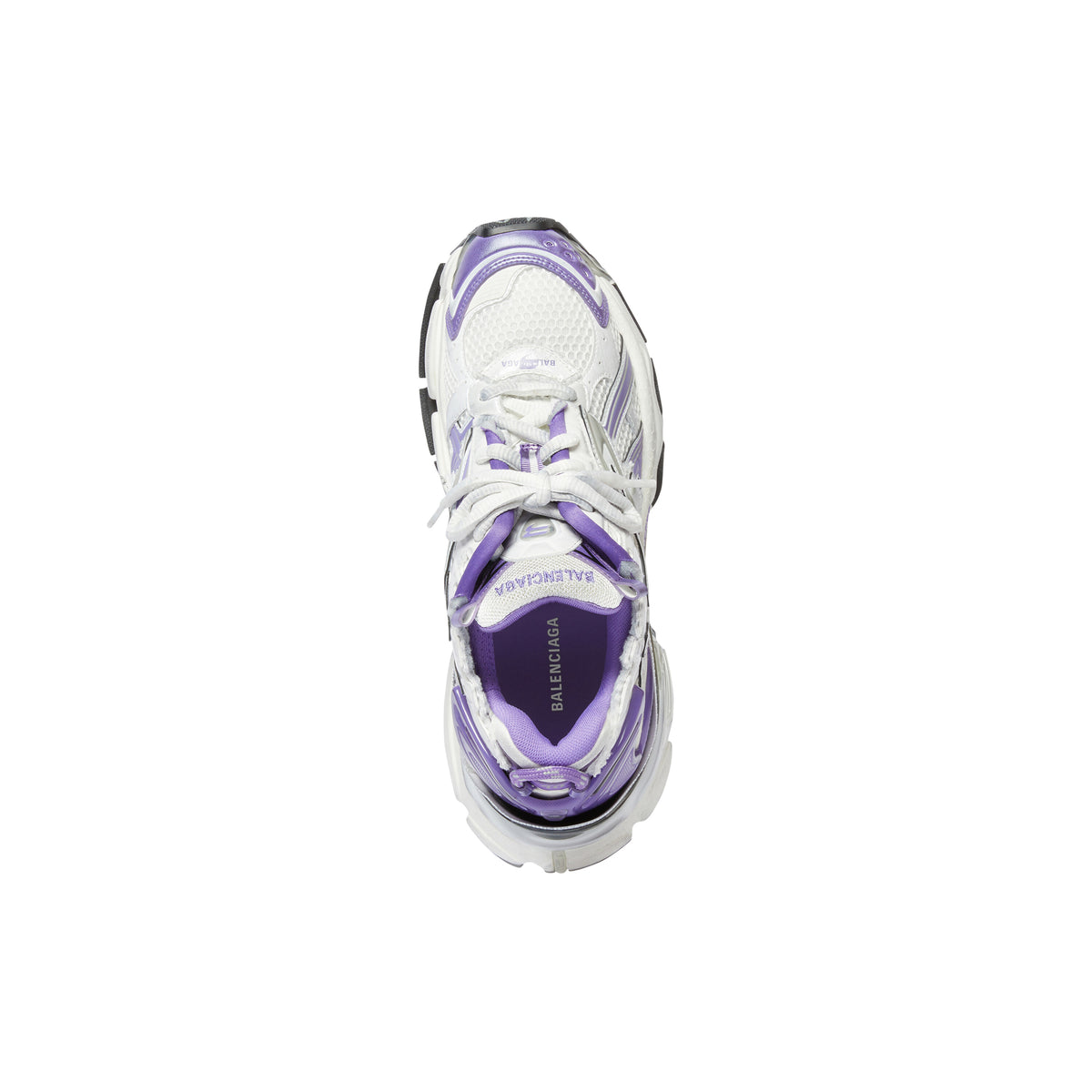 Runner Sneakers - Purple & Grey & White