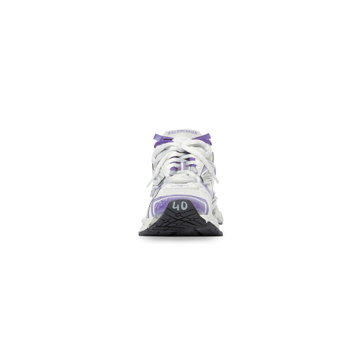 Runner Sneakers - Purple & Grey & White