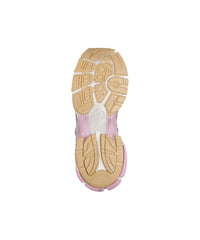 Runner Sneakers - White & Pink & Beige