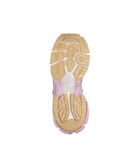 Runner Sneakers - White & Pink & Beige