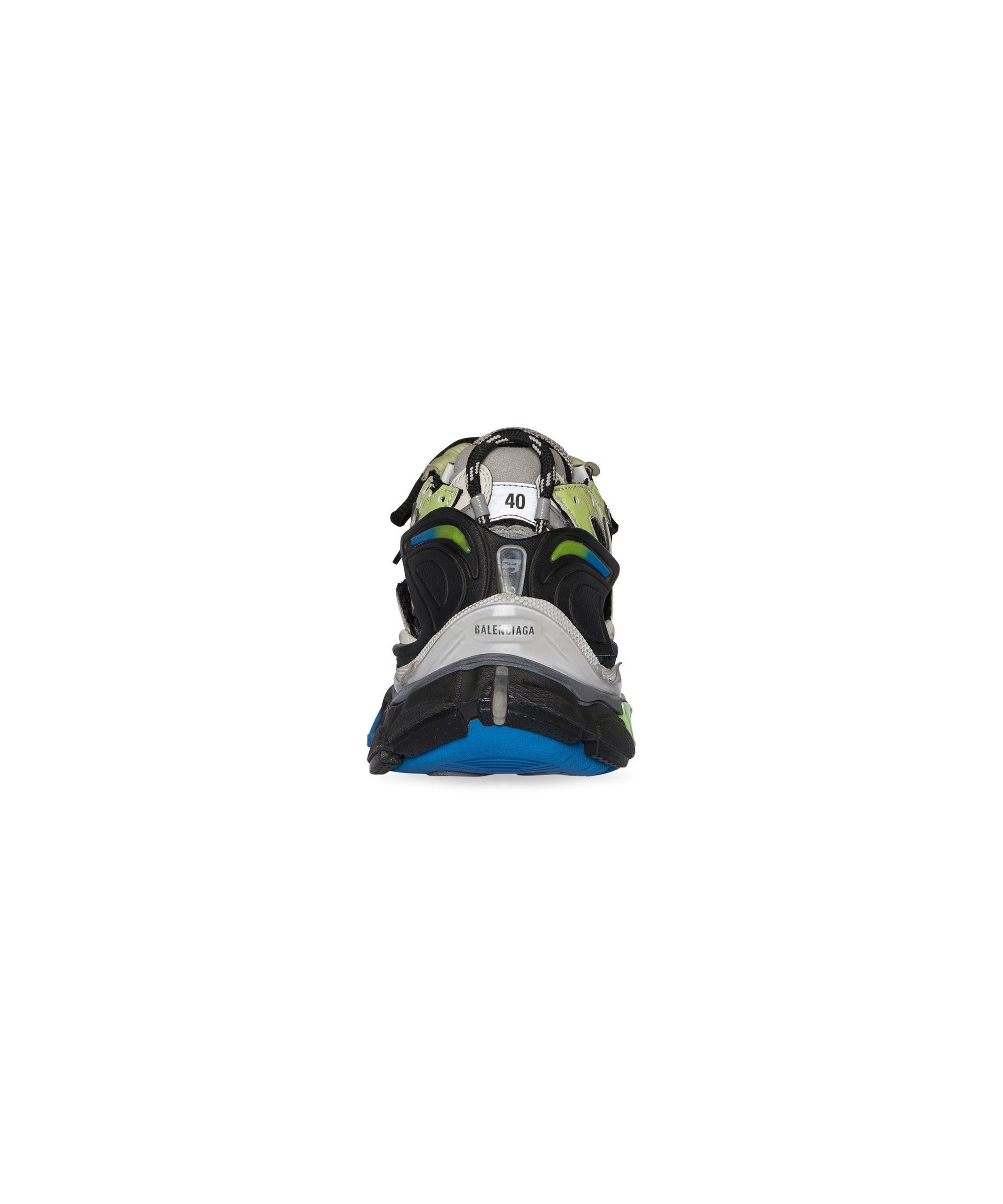 Runner Sneakers - Green & Blue & Grey