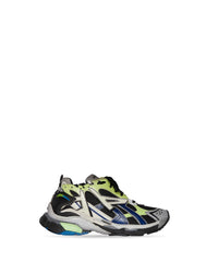Runner Sneakers - Green & Blue & Grey