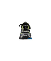 Runner Sneakers - Green & Blue & Grey