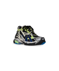 Runner Sneakers - Green & Blue & Grey
