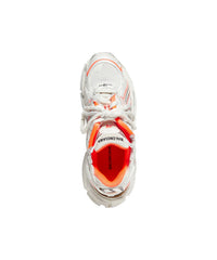 Runner Sneakers - Neon Orange & Eggsh