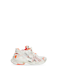 Runner Sneakers - Neon Orange & Eggsh