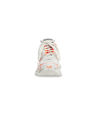 Runner Sneakers - Neon Orange & Eggsh