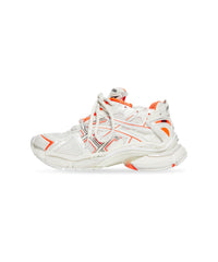 Runner Sneakers - Neon Orange & Eggsh