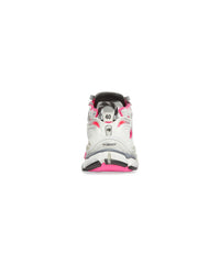 Runner Sneakers - Fluo Pink & Grey & Black