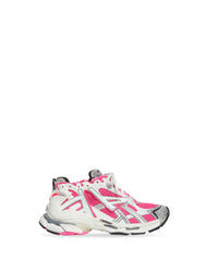 Runner Sneakers - Fluo Pink & Grey & Black
