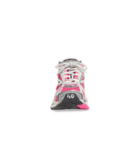 Runner Sneakers - Fluo Pink & Grey & Black