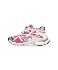 Runner Sneakers - Fluo Pink & Grey & Black