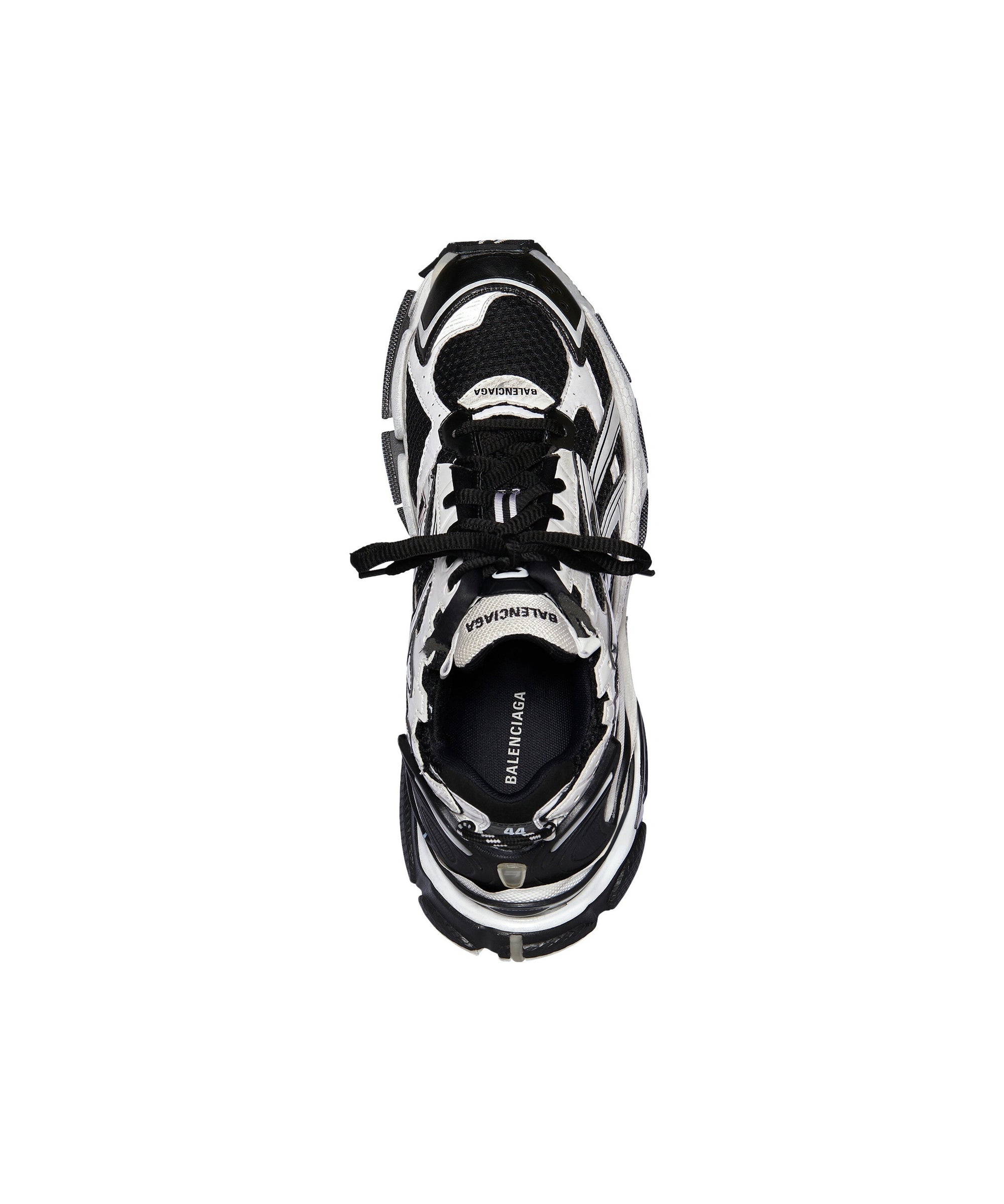 Runner Sneakers - White & Black