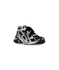 Runner Sneakers - White & Black