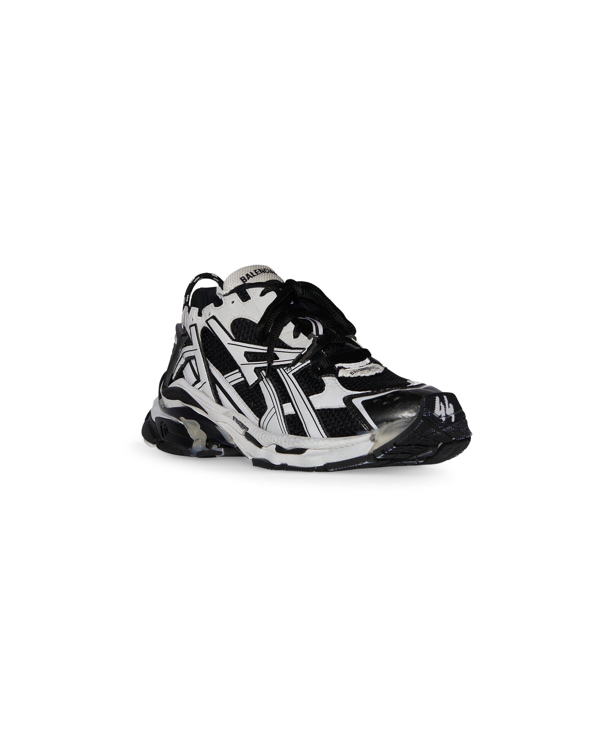 Runner Sneakers - White & Black