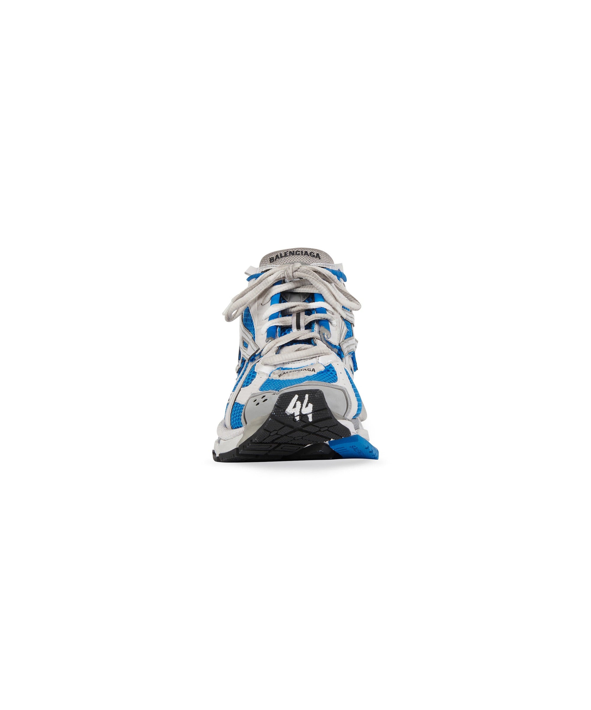Runner Sneakers - Navy & Whit & Black & Grey