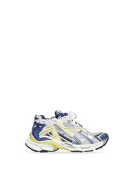 Runner Sneakers - White & Black & Grey