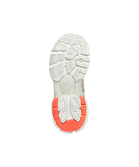 Runner Sneakers - Neon Orange & Eggsh