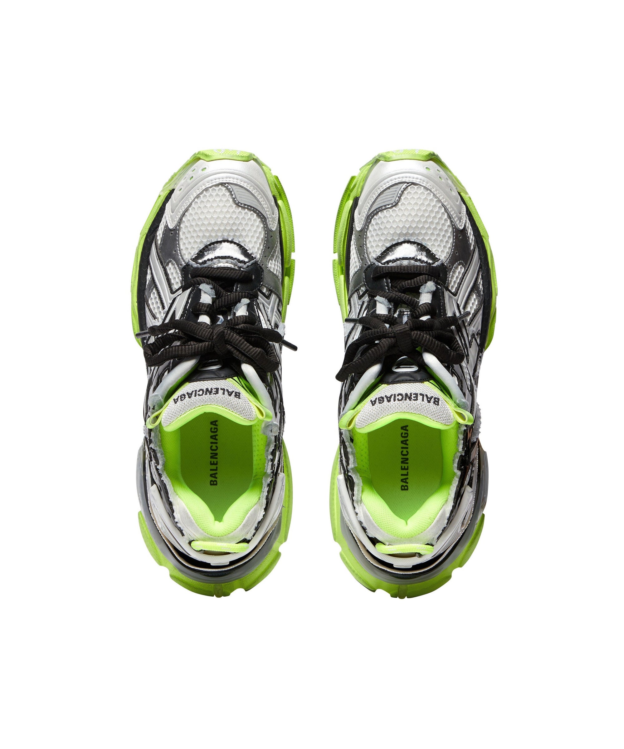 Runner Sneakers - White & Black