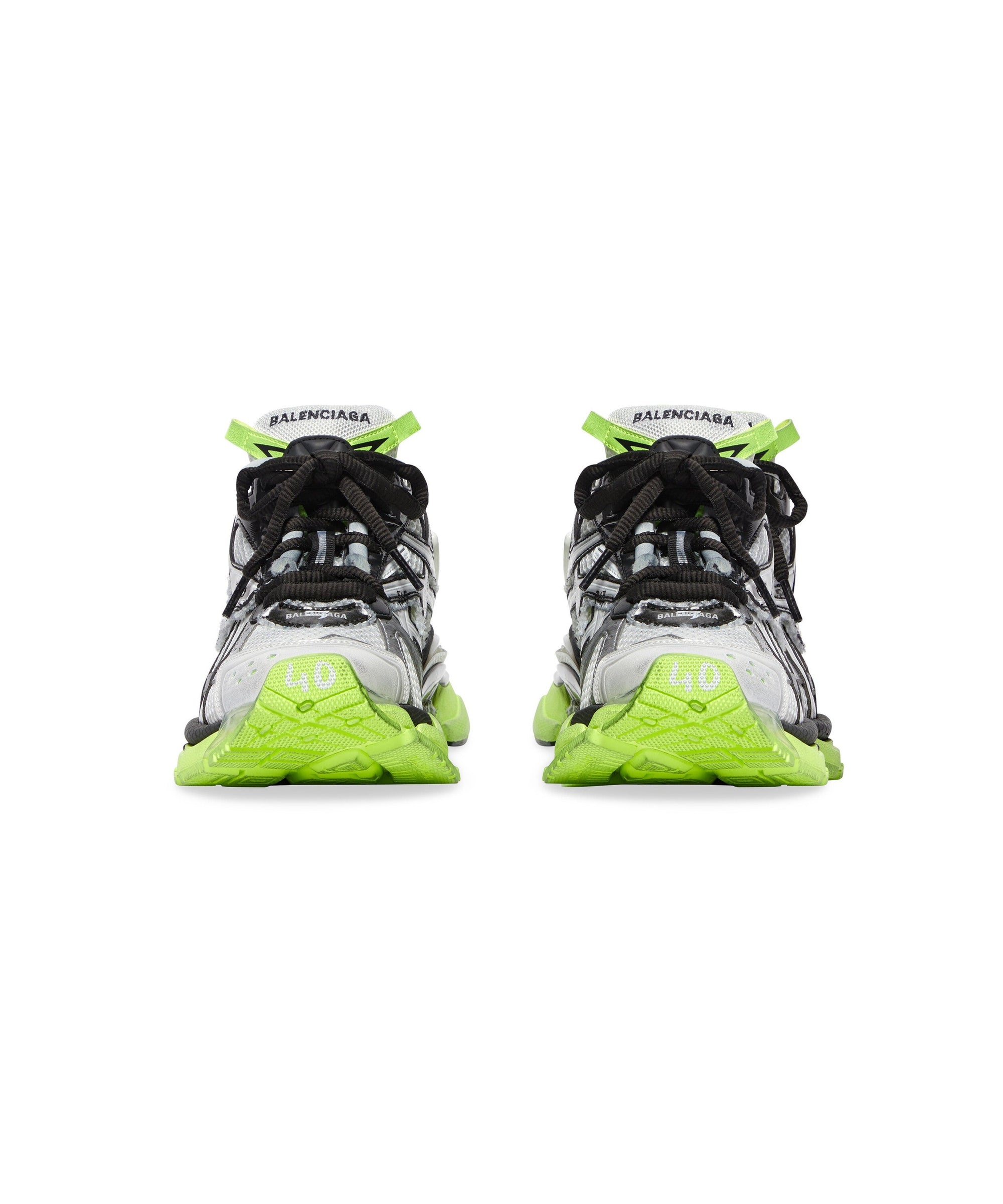 Runner Sneakers - White & Black