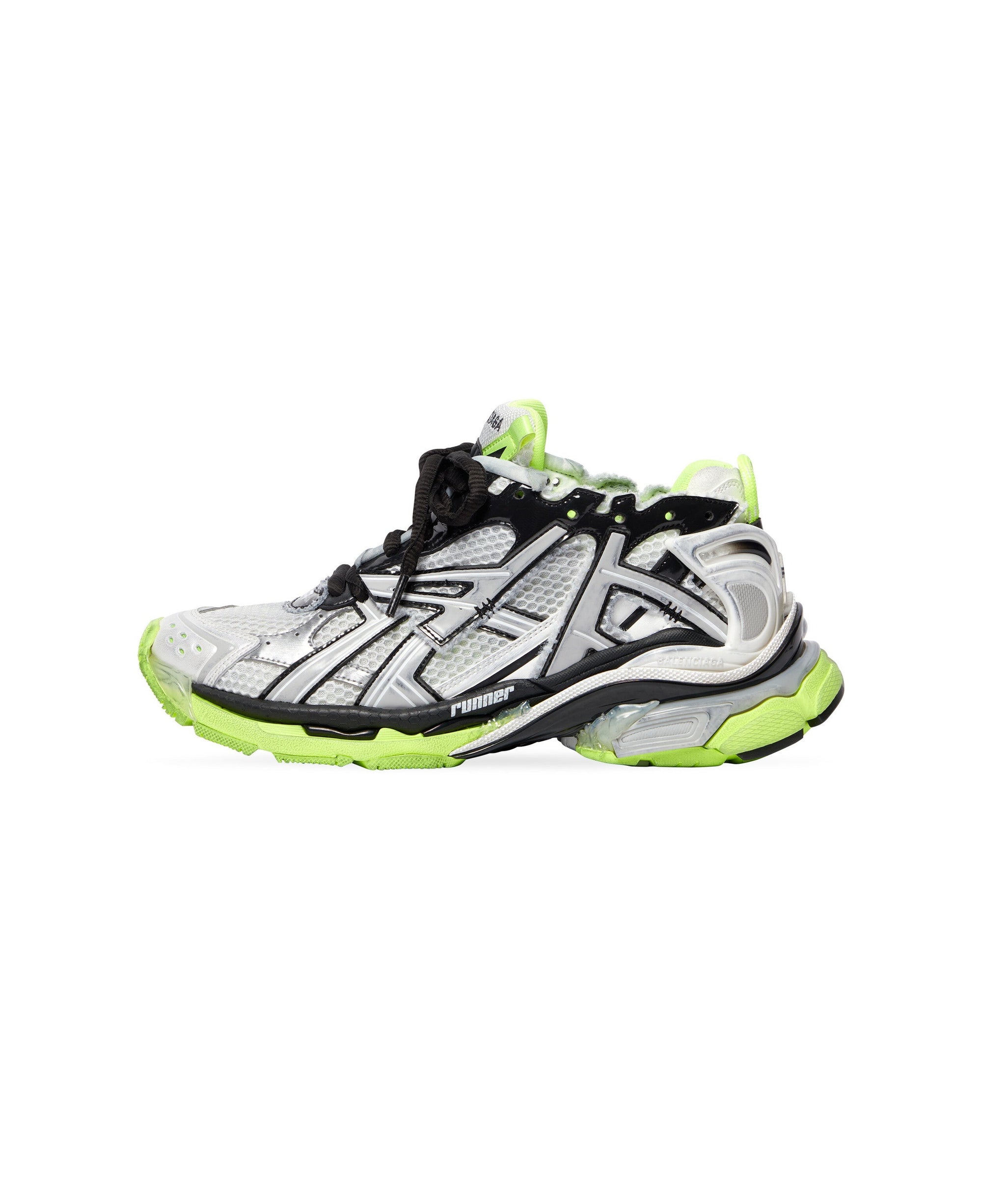 Runner Sneakers - White & Black