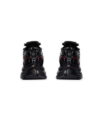 Runner Graffiti Sneakers - Black & Red